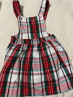 Tommy Bahama Plaid Pinafore dress